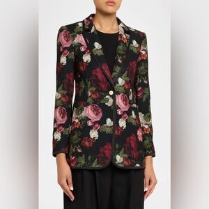 Alice + Olivia Be Still Breanna Printed Blazer Size 2